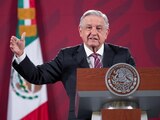 Andrés Manuel López Obrador (AMLO), en su mañanera del 21 de octubre, contestando diversos temas.