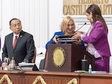 Clara Brugada y la presidenta de la Mesa Directiva del Congreso local, Olivia Garza, se reunieron para impulsar el diálogo.