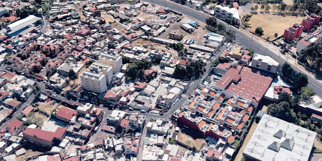 EL PREDIO tiene una gran extensión de terreno, de acuerdo con la vista satelital.