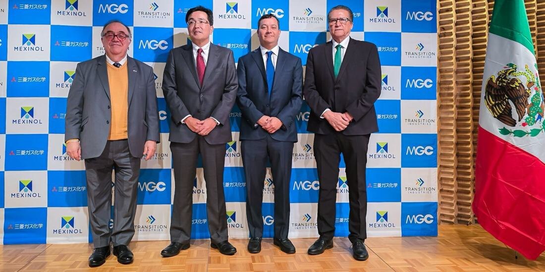 México y Japón acuerdan venta de metanol del proyecto Pacífico Mexinol en Sinaloa.