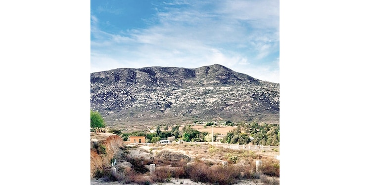 Vistas desde México del cerro Cuchumá.