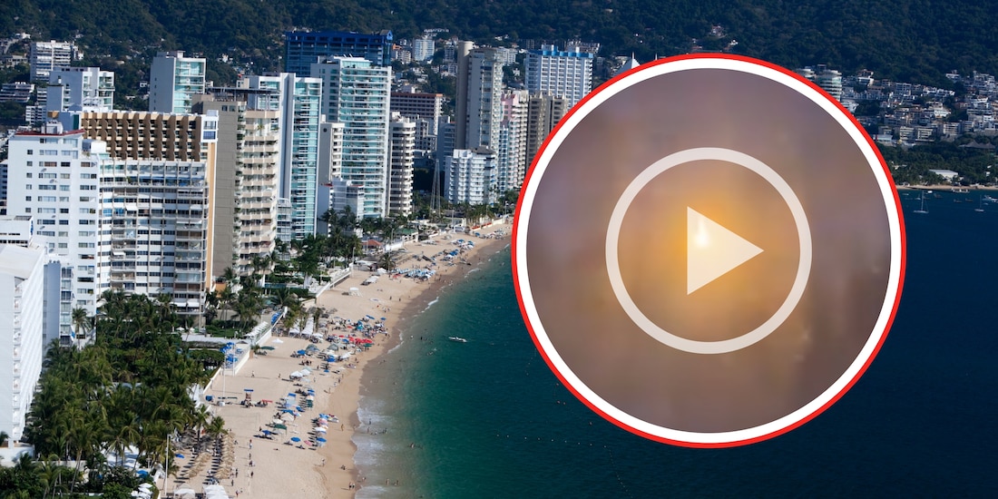 Bola de fuego en Acapulco