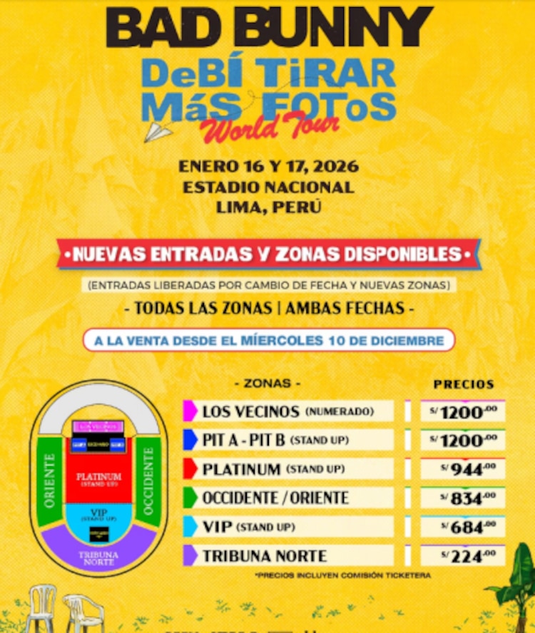 Bad Bunny Lima
