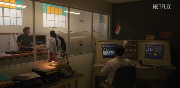 Escena de la película Los Dos Hemisferios de Lucca, ya disponible en Netflix.