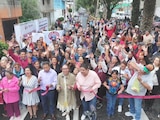 Azucena Cisneros encabeza la entrega de vialidades e infraestructura rehabilitada en colonias de Ecatepec.