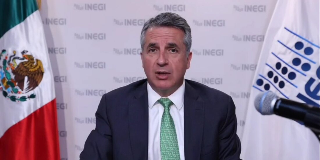 El presidente del Inegi, Julio Santaella.