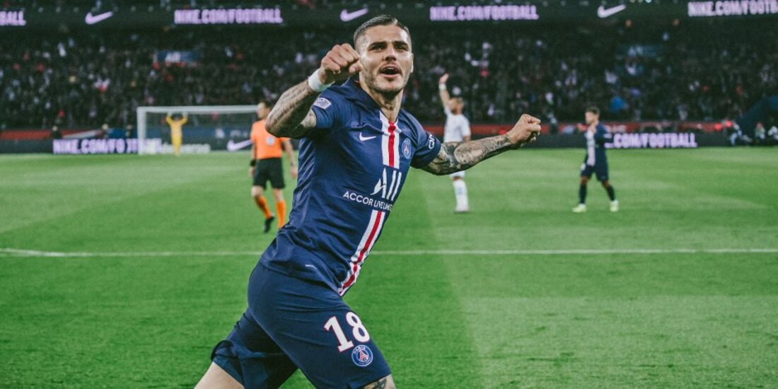 El atacante celebra un gol, la temporada pasada.