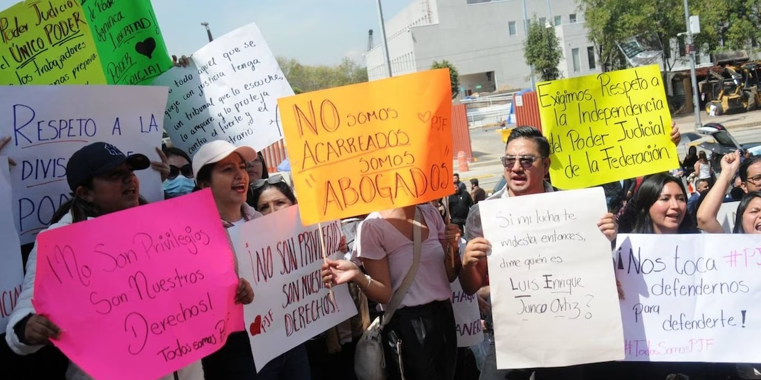 Paro de trabajadores del Poder Judicial desde mediados de mes.
