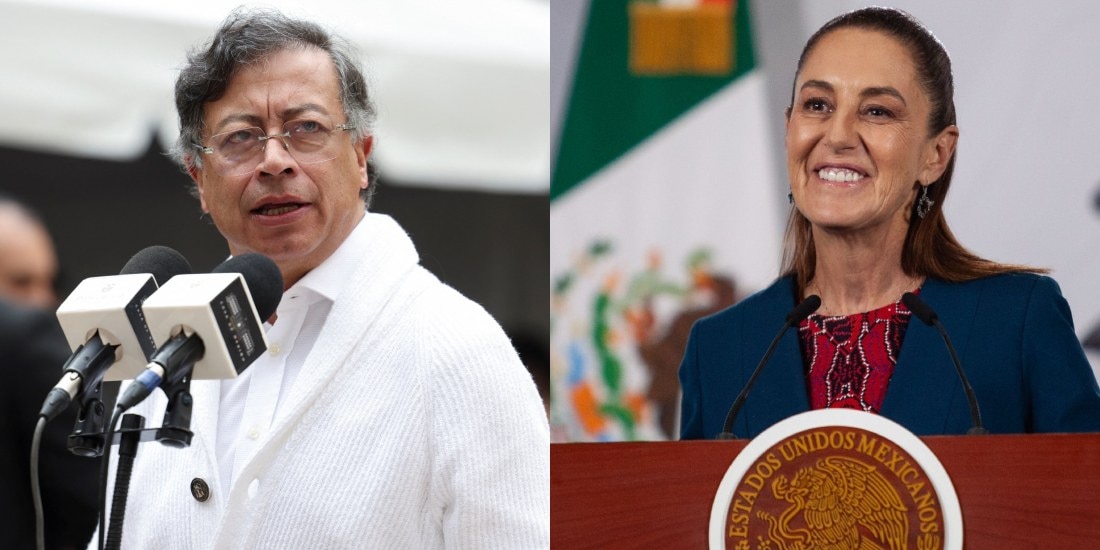 Sheinbaum y Petro hablan sobre la Cumbre CELAC-África y el conflicto en Medio Oriente.