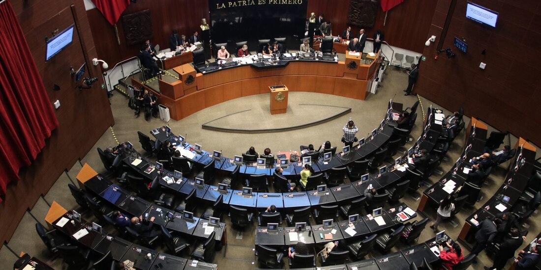 Alicia Bárcena, secretaria de la Secretaría de Relaciones Exteriores (SRE) ofreció comparecencia durante sesión en la Cámara de Senadores