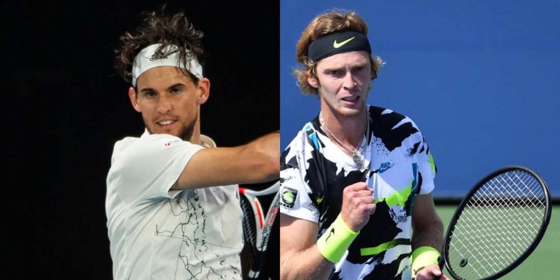 Dominic Thiem y Andrey Rublev asistirán a la capital mexicana para un juego de exhicibión.