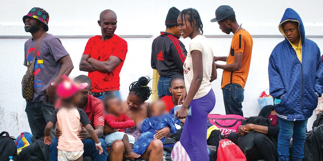 Migrantes centroamericanos.