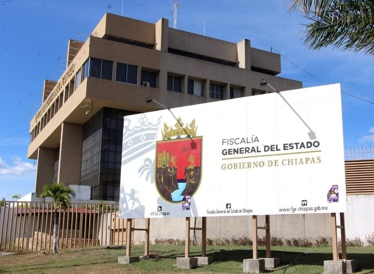 Instalaciones de la Fiscalía de Justicia de Chiapas.