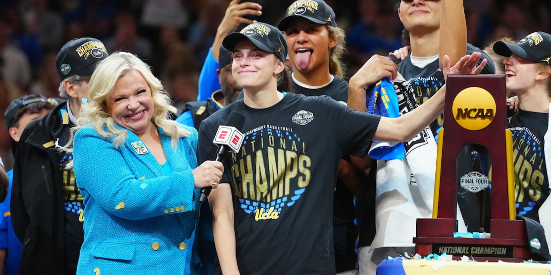 La mexicana Gabriela Jaquez se coronó con la UCLA en el basquetbol femenil de la NCAA.