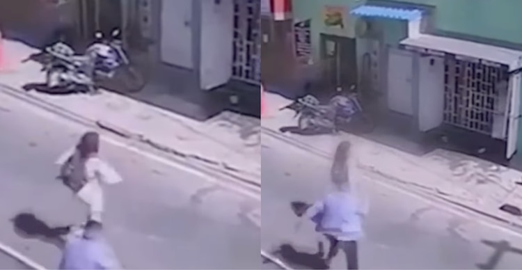 La muerte de Yesica Paola Ocampo Cardozo quedó captada en video