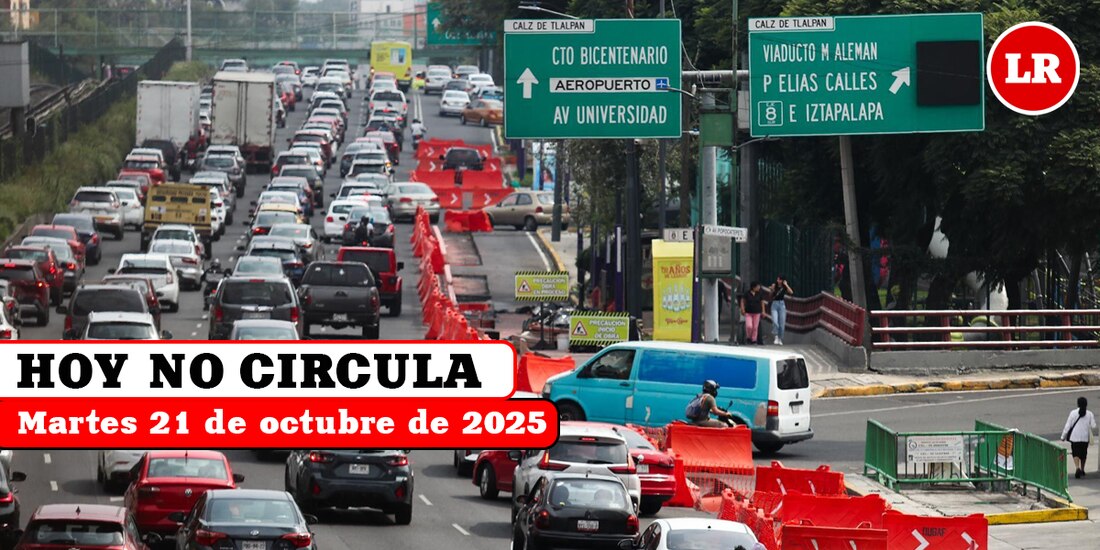 Te decimos cómo aplica el Hoy No Circula este martes en la ZMVM.