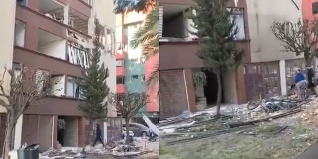 Explosión en edificio residencial en Coyoacán.