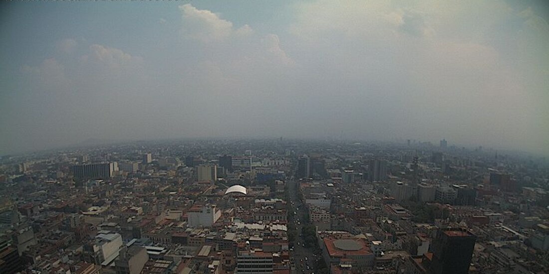 Mala calidad del aire se refleja en niveles de contaminación que muestran mayores niveles de ozono.