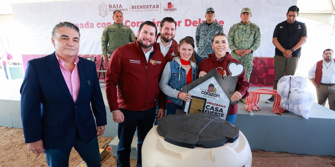 Gobernadora Marina del Pilar y alcalde de Tijuana, Ismael Burgueño Ruiz, encabezaron la jornada ‘Con el Corazón por Delante’.