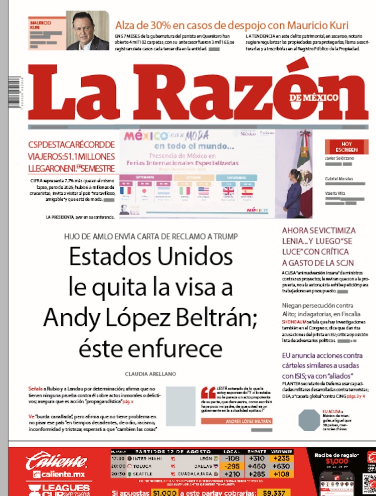 La Razón 14 Agosto 2026