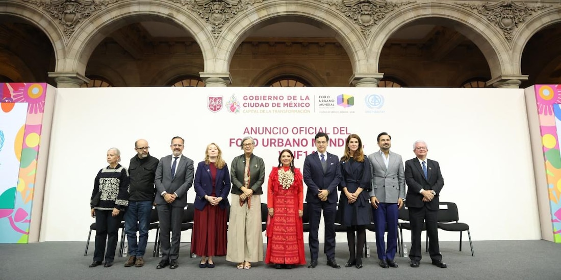 Clara Brugada y ONU-Habitat anunciaron que la CDMX albergará la 14ª edición del Foro Urbano Mundial (WUF14) del 31 de julio al 4 de agosto de 2028.