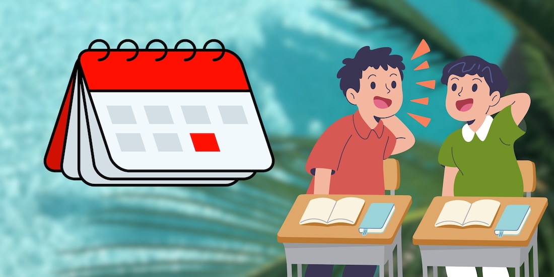 Confirman vacaciones en abril