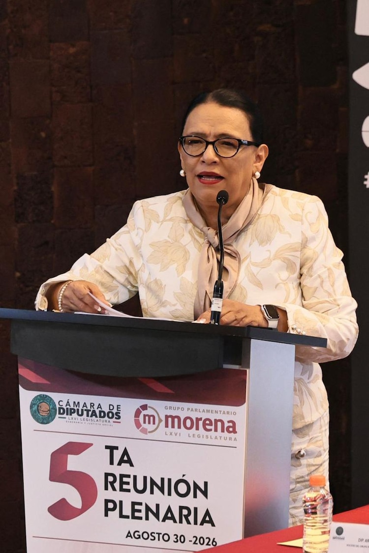La secretaria de Gobernación, Rosa Icela Rodríguez Velázquez, el 30 de agosto de 2026.