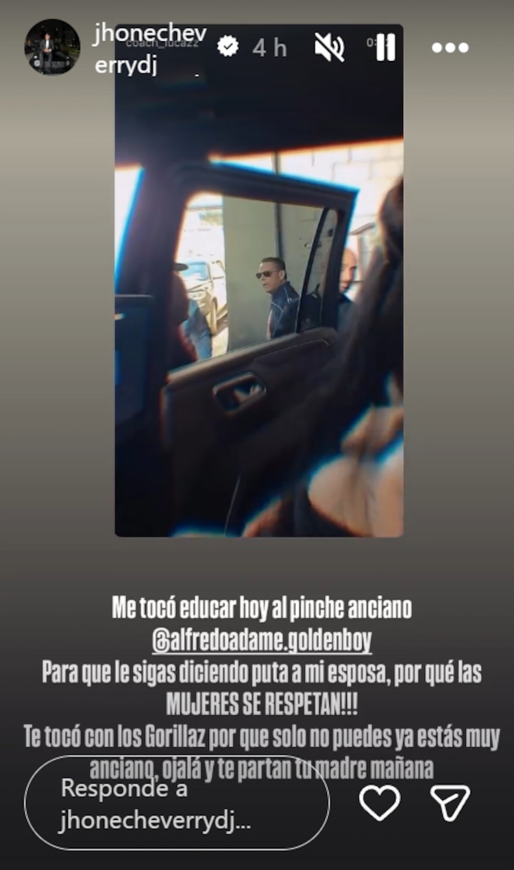 Mensaje del esposo de Karely Ruiz a Adame