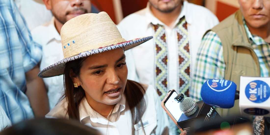 La alcaldesa de Uruapan, Grecia Quiroz García