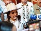 La alcaldesa de Uruapan, Grecia Quiroz García
