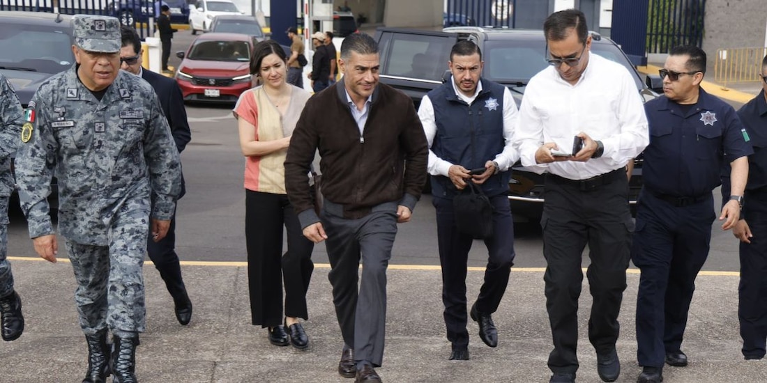Harfuch revisa operativos, policías y nuevo penal durante visita a Sinaloa