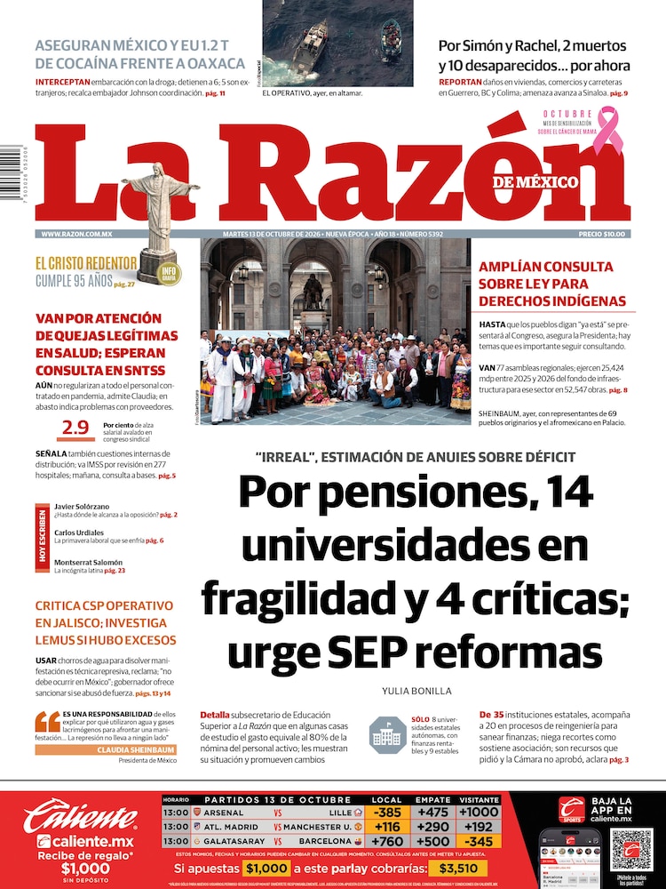La Razón 13 Octubre 2026