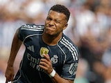 Kylian Mbappé en un partido del Real Madrid