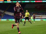 Hirving Lozano festeja el gol con el que la Selección Mexicana derrotó a Costa Rica en marzo pasado en Austria.