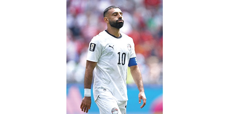 MOHAMED SALAH tras
el juego en Seattle, ayer