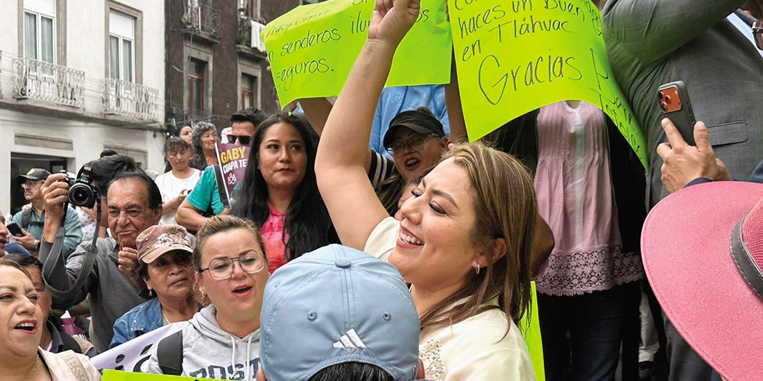 BERENICE HERNÁNDEZ al salir del Congreso capitalino, el miércoles pasado
