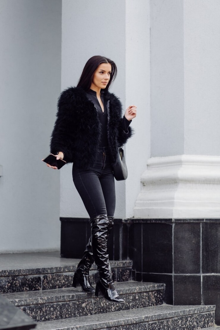 Las botas arriba de la rodilla son las favoritas de la temporada