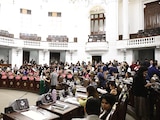 Diputados capitalinos durante la sesión del pasado 9 de abril.
