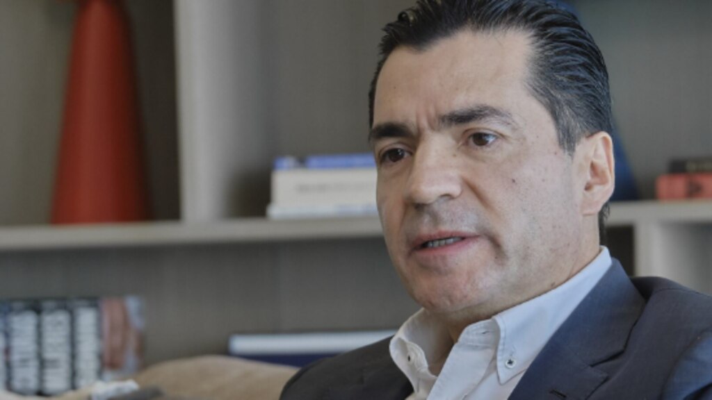 Eduardo osuna, director general de BBVA México, en entrevista con La Razón.