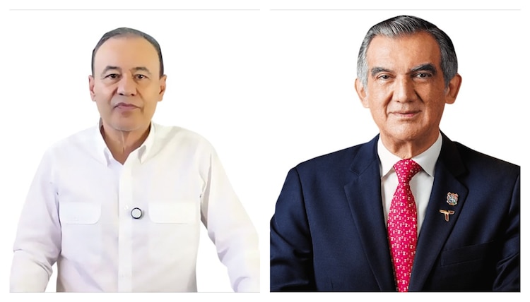En la imagen, los gobernadores de Sonora, Alfonso Durazo, y de Tamaulipas, Américo Villarreal