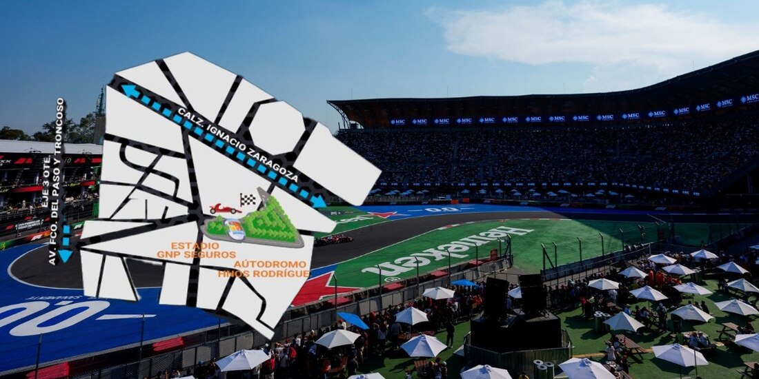 Consulta las alternativas viales en CDMX por el GP de México de la Fórmula 1.