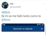 Usarios reportan fallas en la aplicación móvil de BBVA.