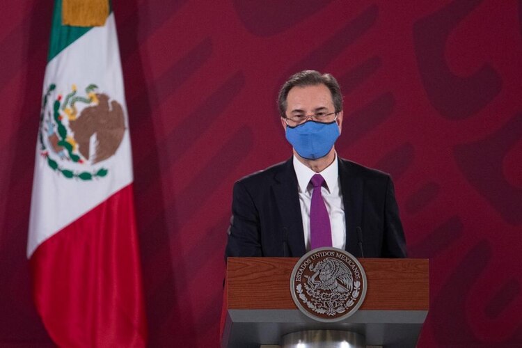 El titular de la SEP, Esteban Moctezuma, el 24 de agosto de 2020.