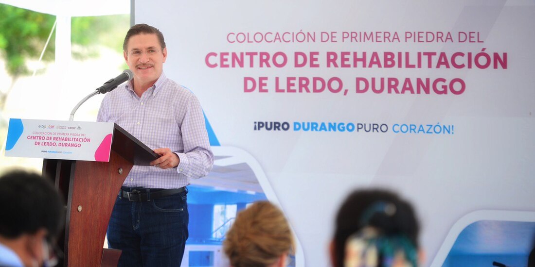 El gobernador de Durango, José Rosas Aispuro