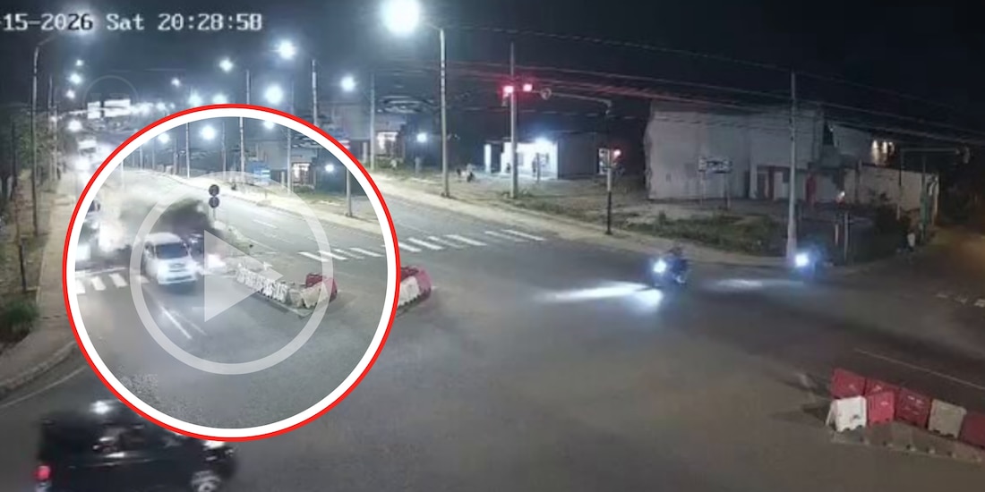 Accidente vial en Pedrozo