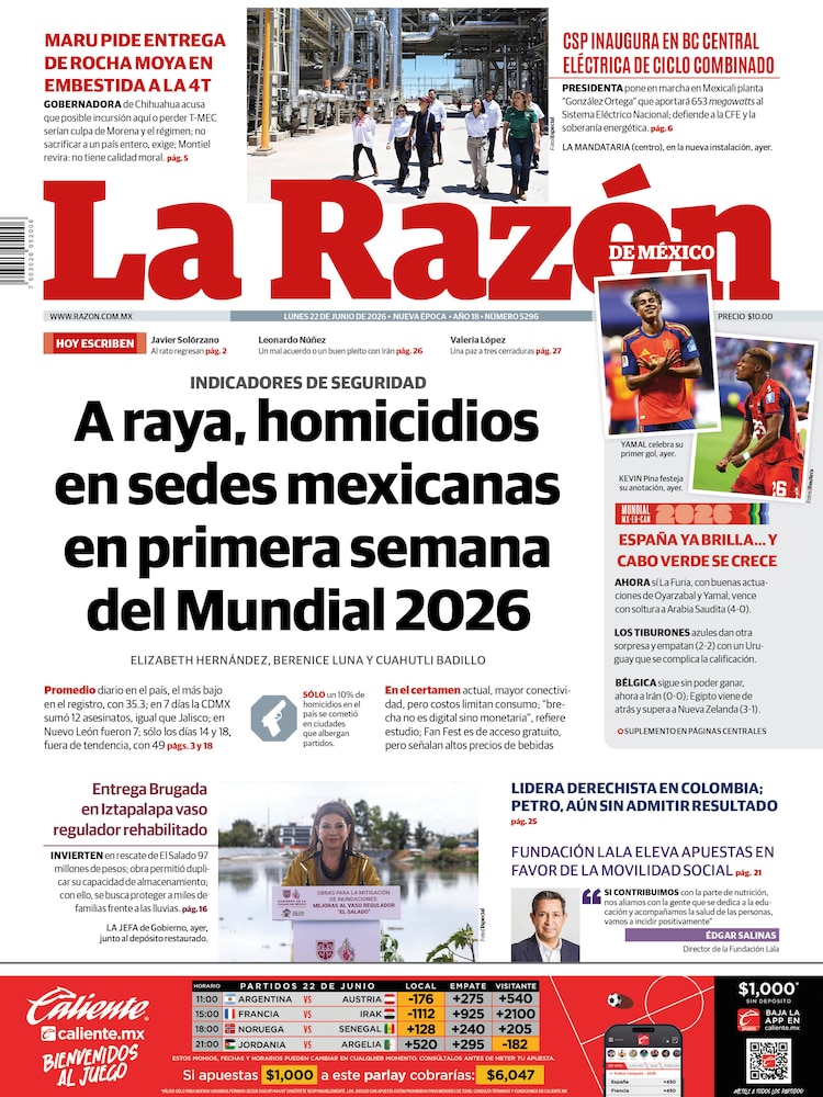 La Razón 22 Junio 2026