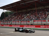 El Mercedes de Kimi Antonelli en la clasificación del Gran Premio de Bélgica de F1.