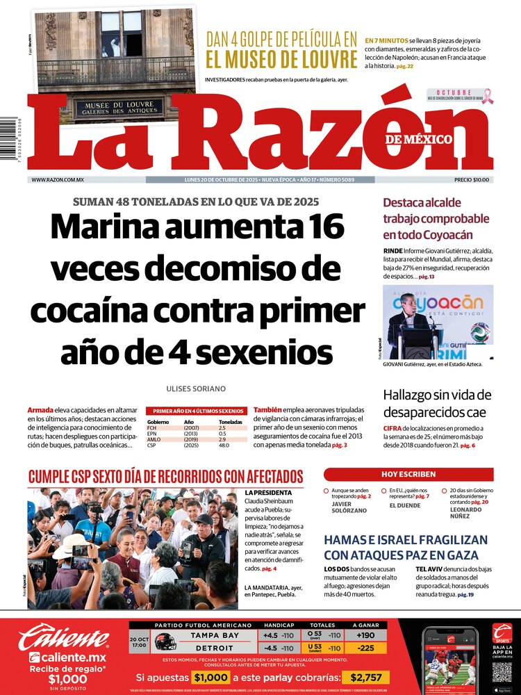 La Razón 20 Octubre 2025