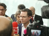 Ricardo Anaya Cortés, coordinador de los senadores del PAN, en entrevista con medios el 5 de agosto de 2026.