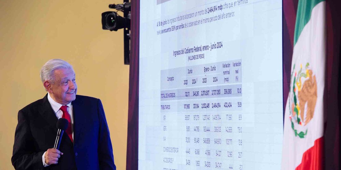 El Presidente López Obrador, ayer, en conferencia.